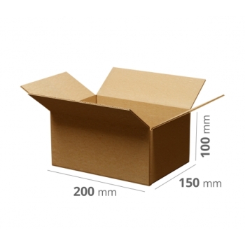 Pudełka klapowe 200x150x100 mm (dł. x szer. x wys.) 10 sztuk